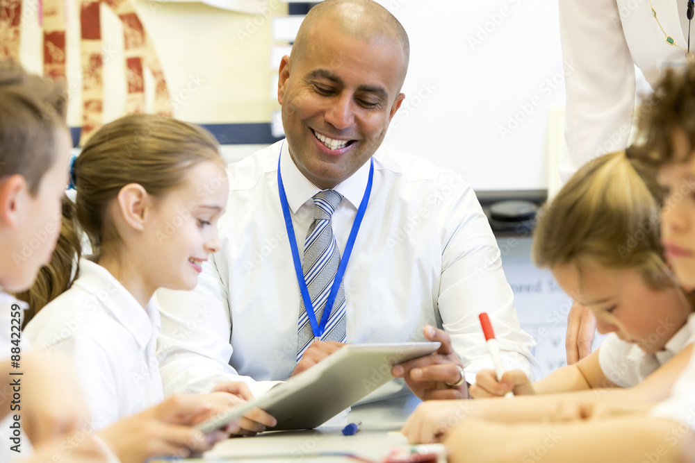 Teacher Happy at School Teacher Happy at School