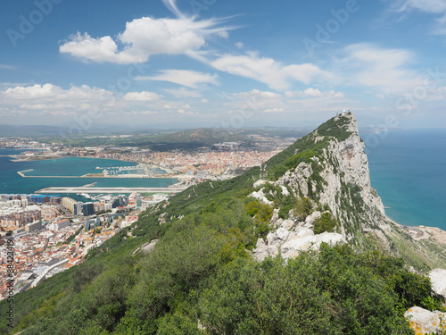 The Rock and The City of Gibraltar From the Top