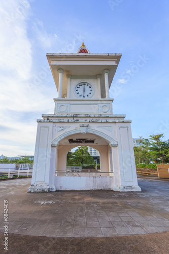clock tower at the park in Phuket town, Thailand © bankuma
