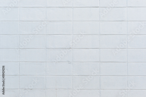 White brick seam wall joint between the blocks