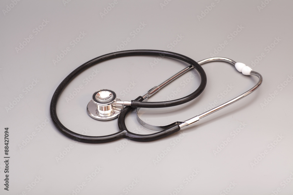 stethoscope isolated on grey background stethoscope isolated on grey background