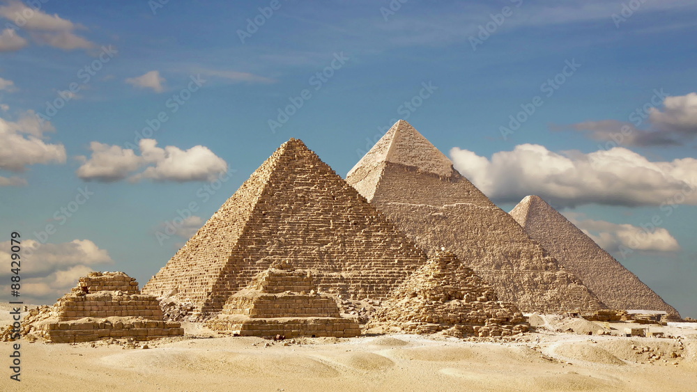 Timelapse Of The Great Pyramids In Giza Valley, Cairo, Egypt Timelapse Of The Great Pyramids In Giza Valley, Cairo, Egypt