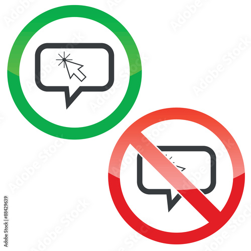Arrow cursor message permission signs Free Download Arrow cursor message permission signs - GFXLoad