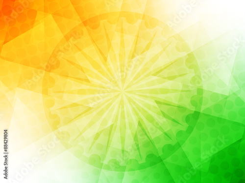 Indian Flag theme vector background