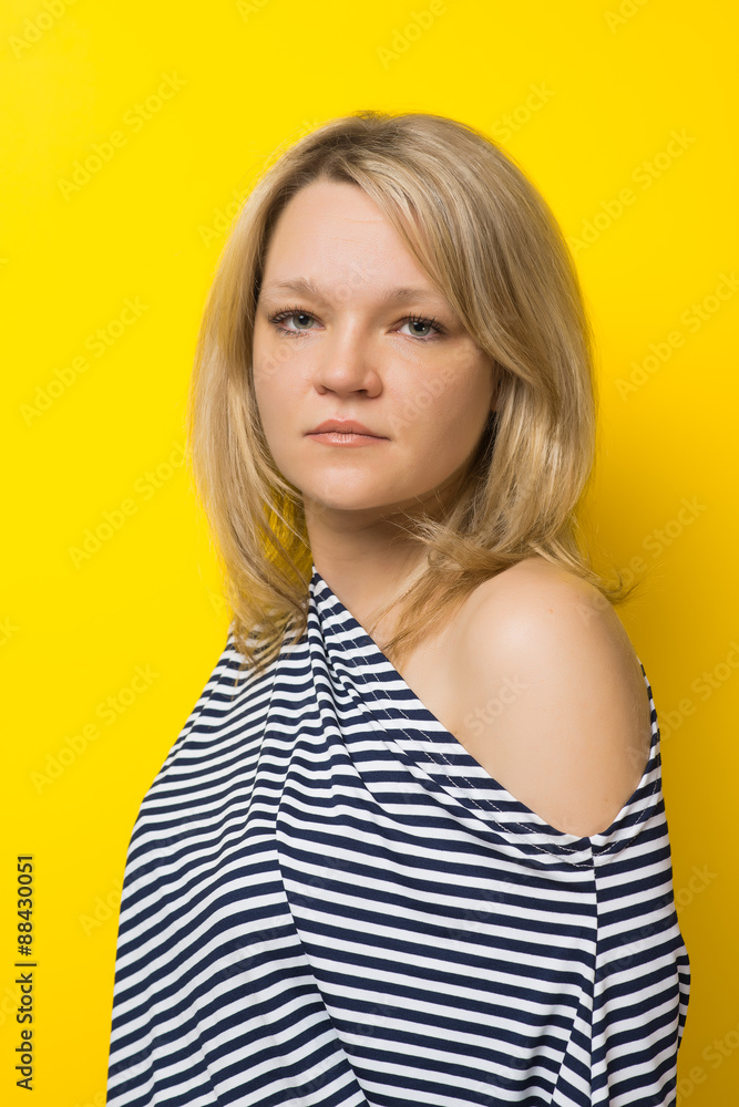 Portrait of a blonde woman Portrait of a blonde woman