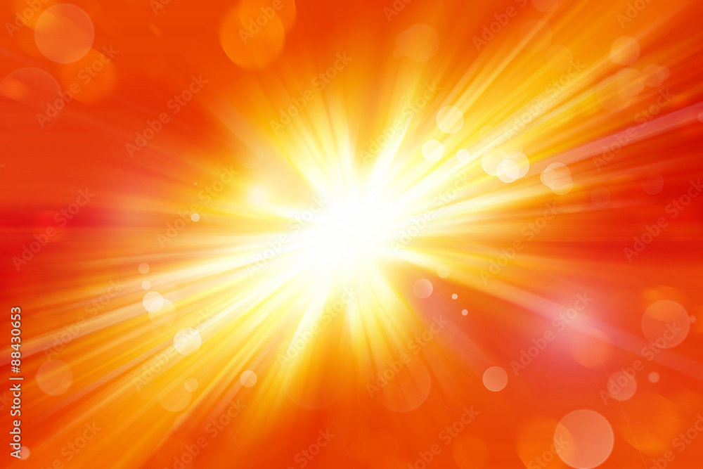 Explosive sun energy rays background Explosive sun energy rays background