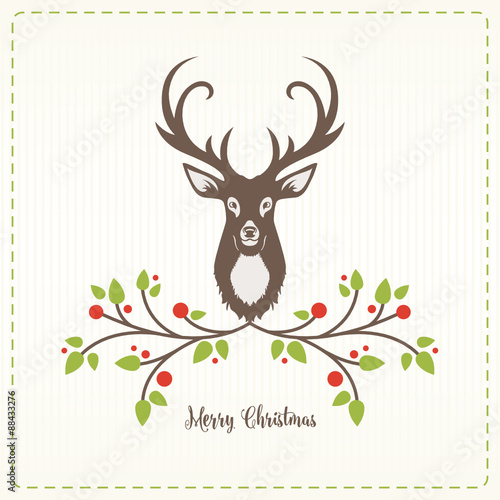 Reindeer with Christmas Decoration