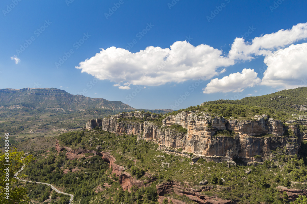 Siurana mountains in Spain, Tarragona