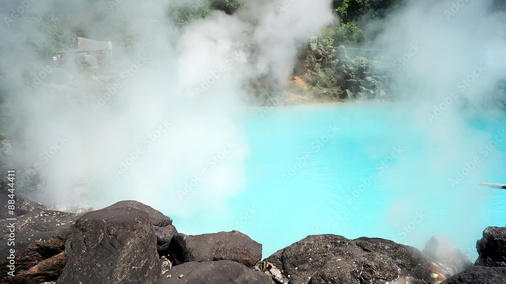 Fototapeta premium Sea Hell in Beppu, Japan