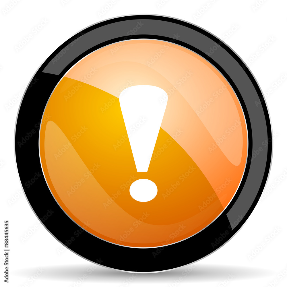 exclamation sign orange icon warning sign exclamation sign orange icon warning sign