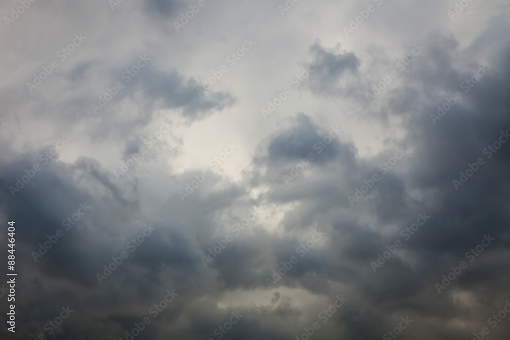 Stormy sky background