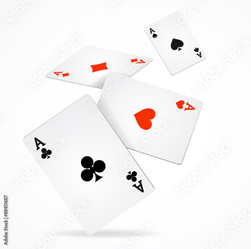  Playing Poker Cards Poster