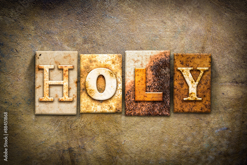 Photography Holy Concept Letterpress Leather Theme