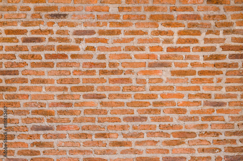 Naklejka premium decorative red brick wall texture