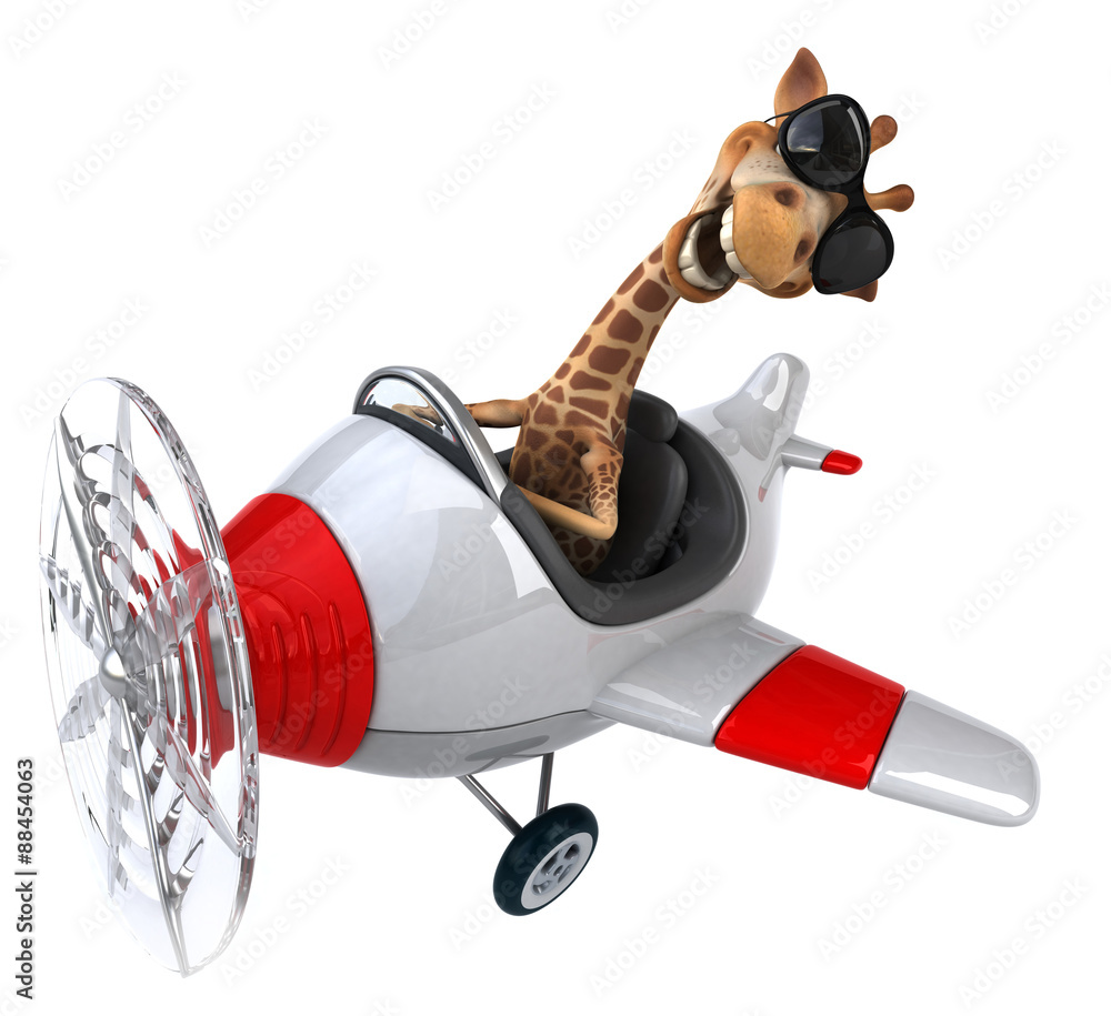 Fototapeta premium Fun giraffe