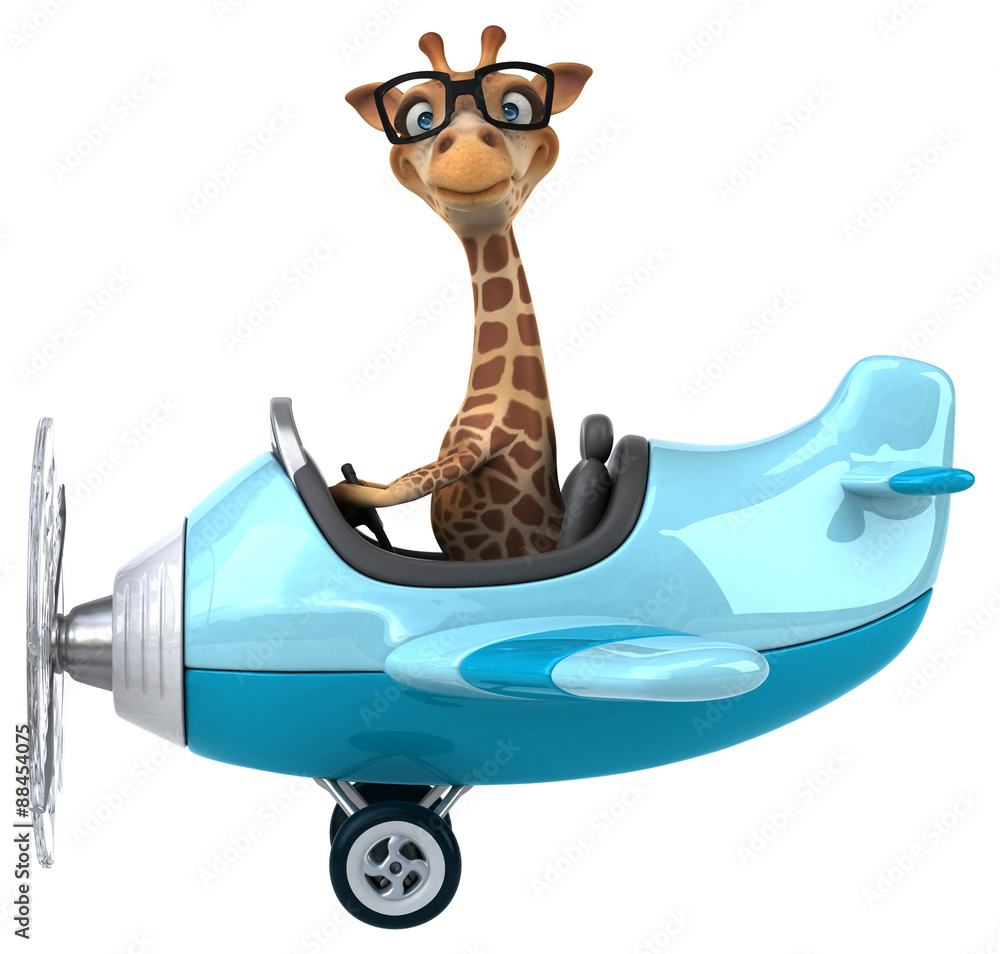 Fototapeta premium Fun giraffe