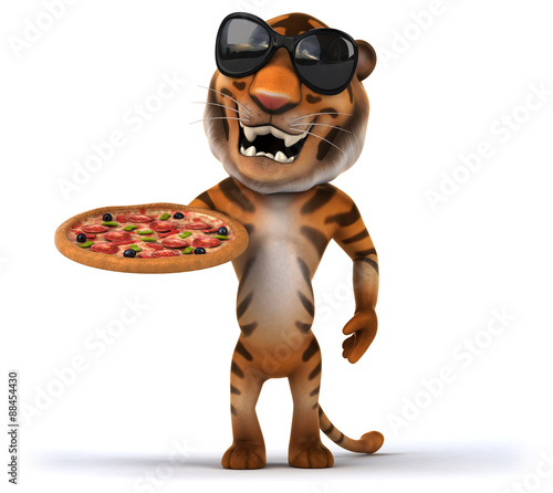 Fototapeta Naklejka Na Ścianę i Meble -  Fun tiger