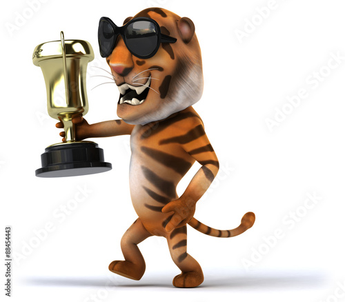 Fototapeta Naklejka Na Ścianę i Meble -  Fun tiger