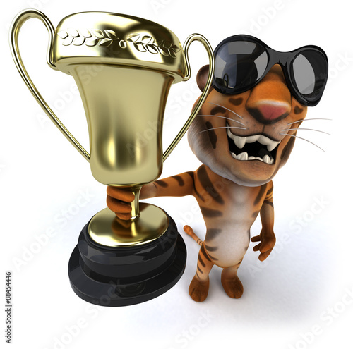 Fototapeta Naklejka Na Ścianę i Meble -  Fun tiger