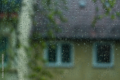 Raindrops (on the window)