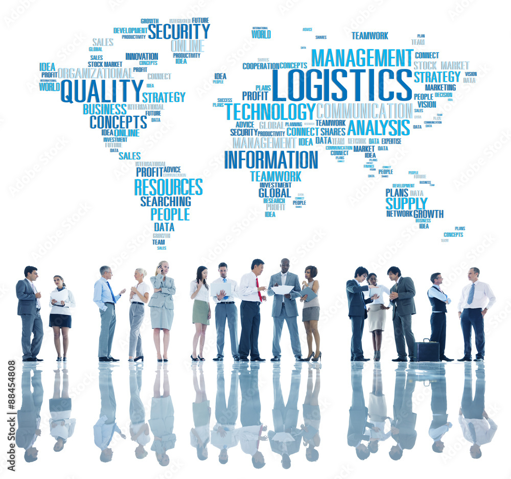 Logistics Management Freight Service Production Concept Logistics Management Freight Service Production Concept