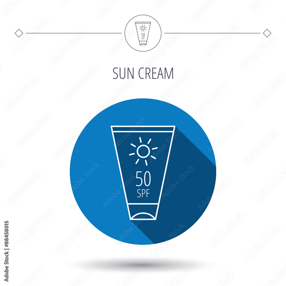 Sun cream container icon. Beach lotion sign. Sun cream container icon. Beach lotion sign.
