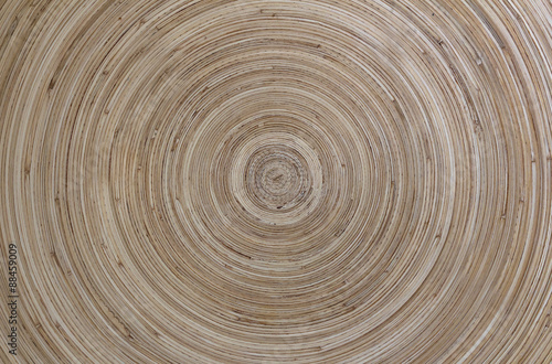 Concentric patterns of wood