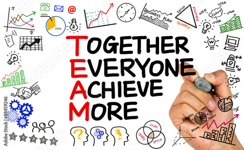 team concept:together everyone achieve more