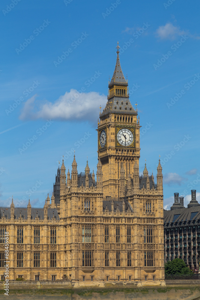 Fototapeta premium Elizabeth Tower, Big Ben Closeup