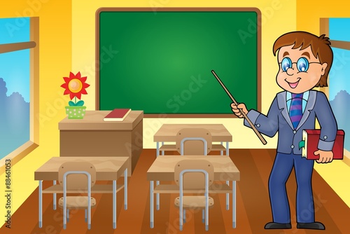 Man teacher theme image 6