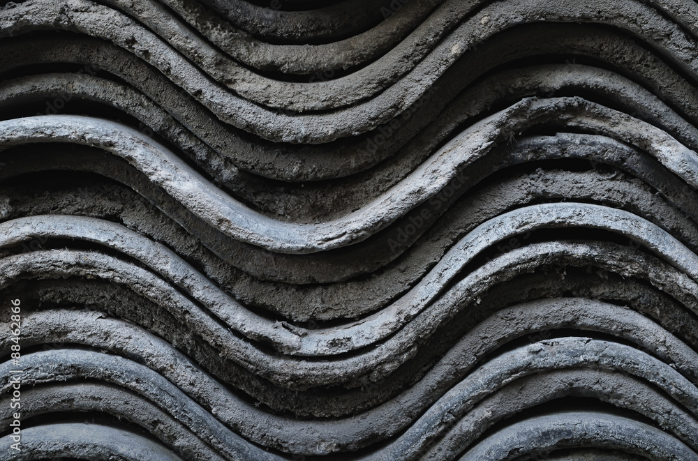 The texture of slate