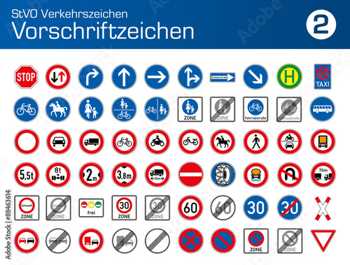 StVO Verkehrszeichen Vorschriftzeichen Auto PKW LKW 