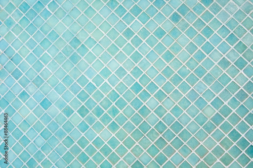 Pattern of blue square mosaic
