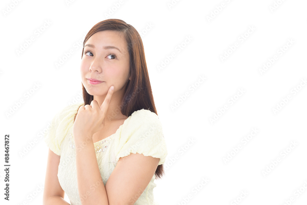微笑む女性 微笑む女性