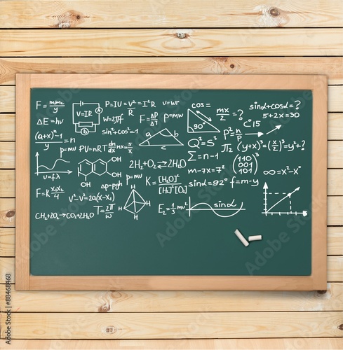 Blackboard, Education, Chalk.