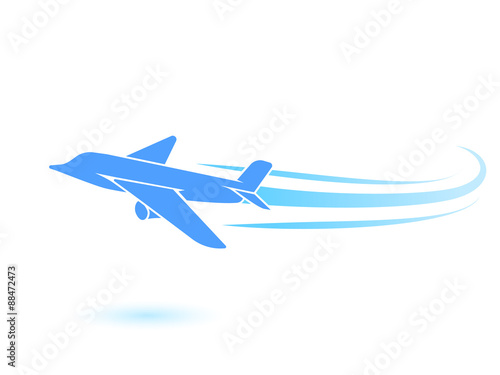 airplane symbol vector illustration design sign