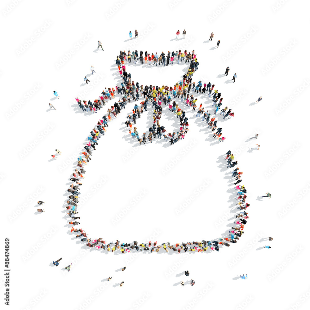 people in the form of an abstract symbol. people in the form of an abstract symbol.