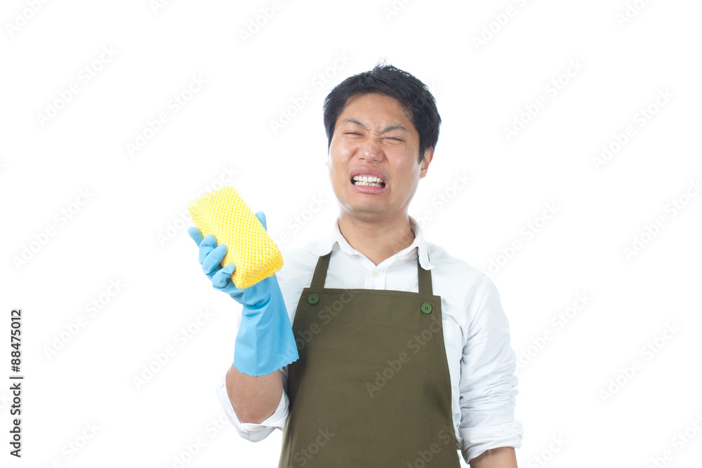 エプロン　男性