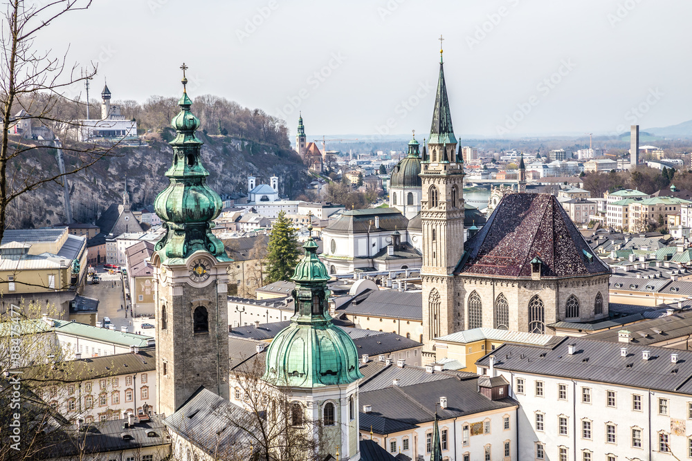 Cityscape of the historic city-Salzburg,Austria