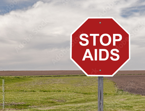 Stop Aids Sign