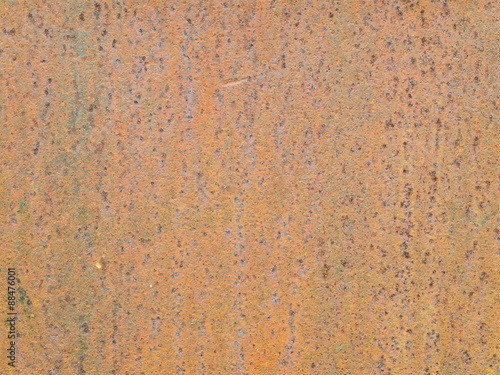 Abstract rust on the metal surface.