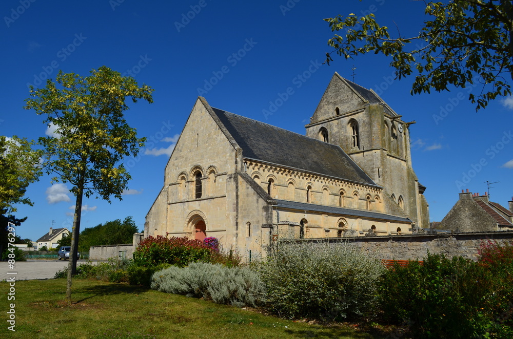Eglise Saint-Martin à Carpiquet (Calvados - Normandie)