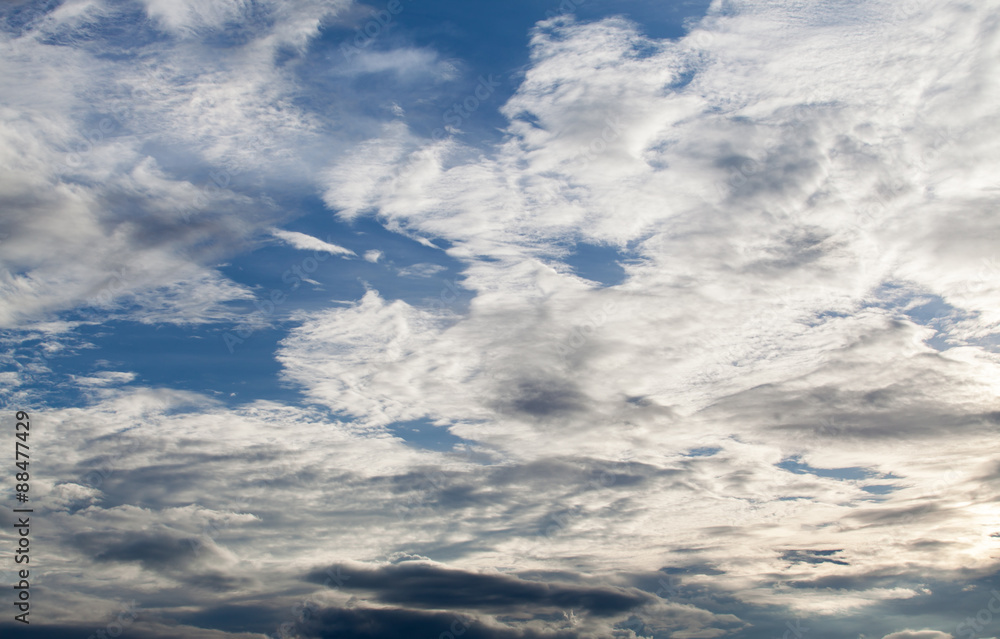 colorful dramatic sky with cloud at sunset colorful dramatic sky with cloud at sunset