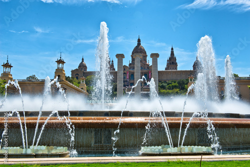 Fountains at Palau Nacional, Barcelona
