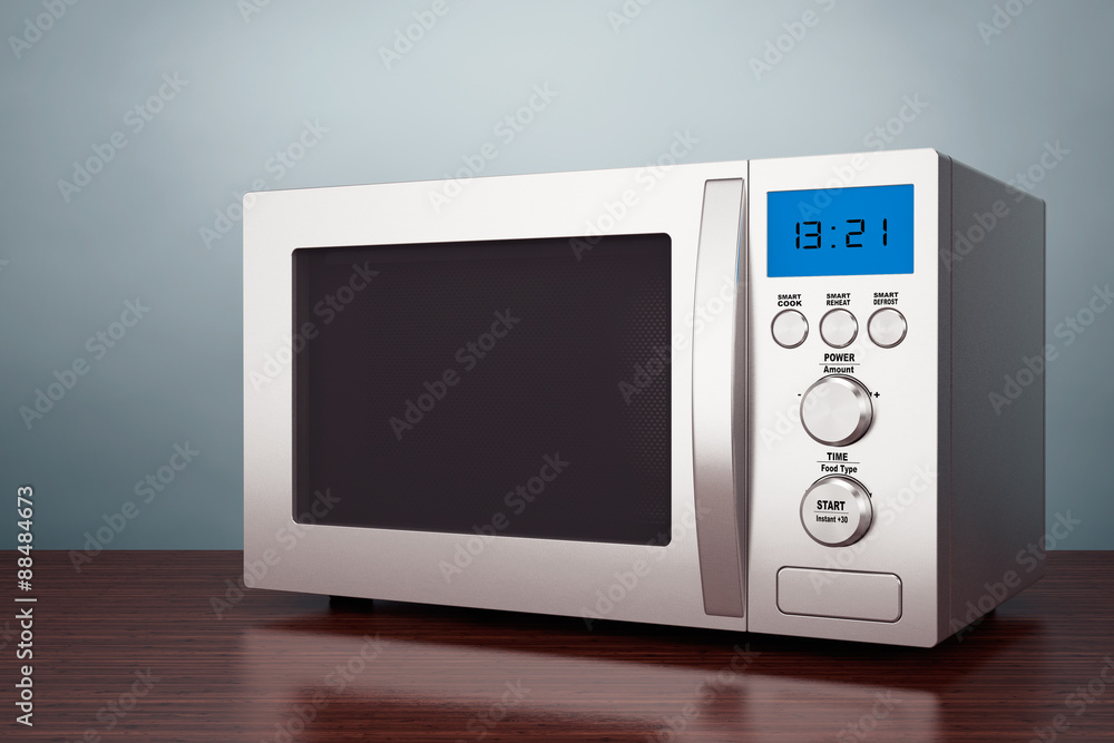 Fototapeta premium Old Style Photo. Microwave Oven