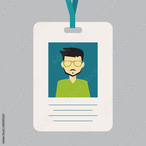 id card for businessman