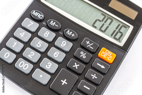 2016 Year Digits On Calculator