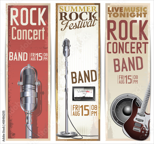 Rock concert poster