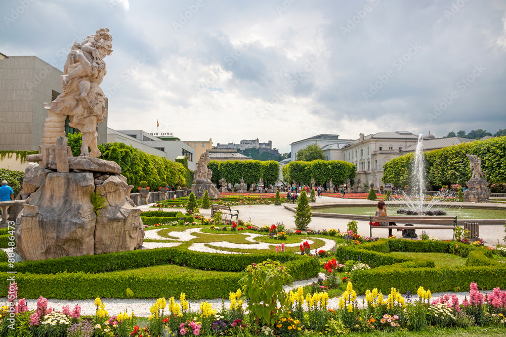 Fototapeta premium Mirabellgarten, Salzburg