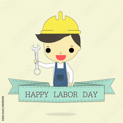 labor day and ribbon